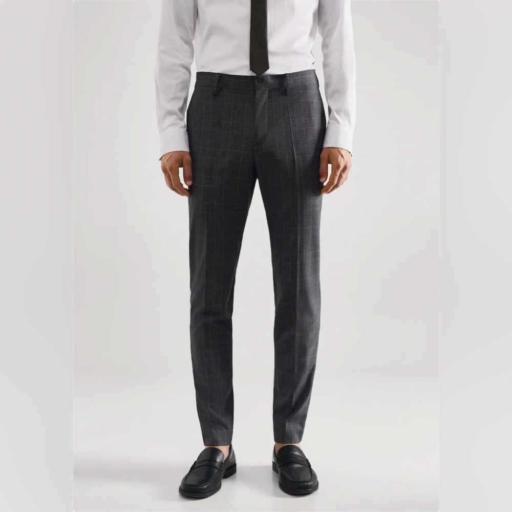 Mango Super Slim Tailored Pants - Mens